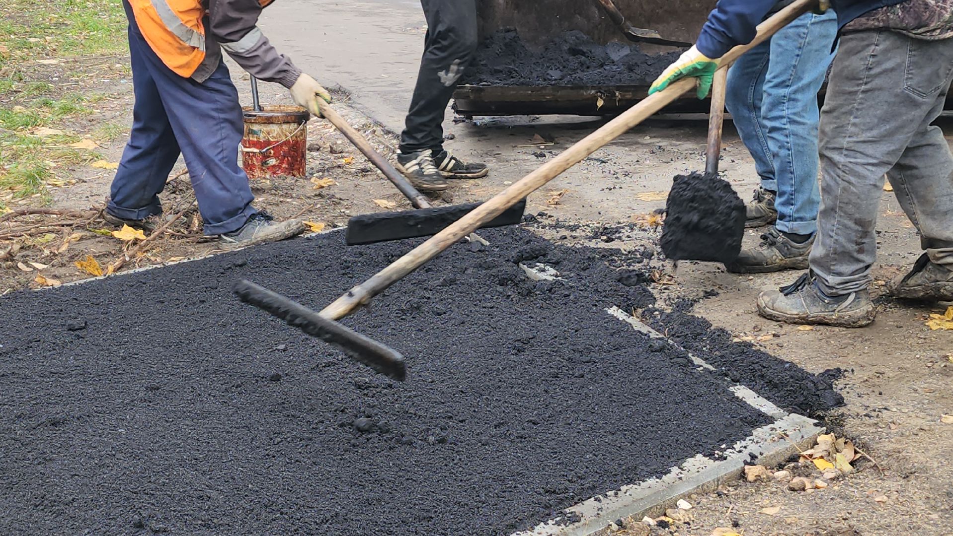 люберцы, народная тропа, асфальт,