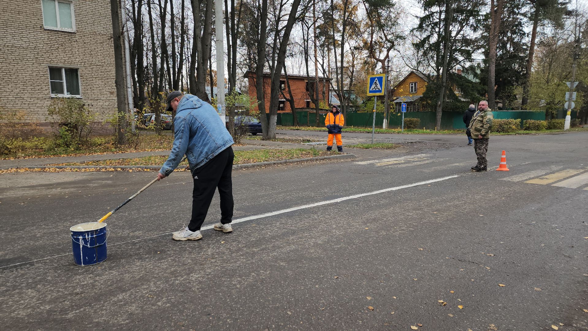 пушкино, дорожная разметка, безопасное движение, дорожное движение, пешеход,