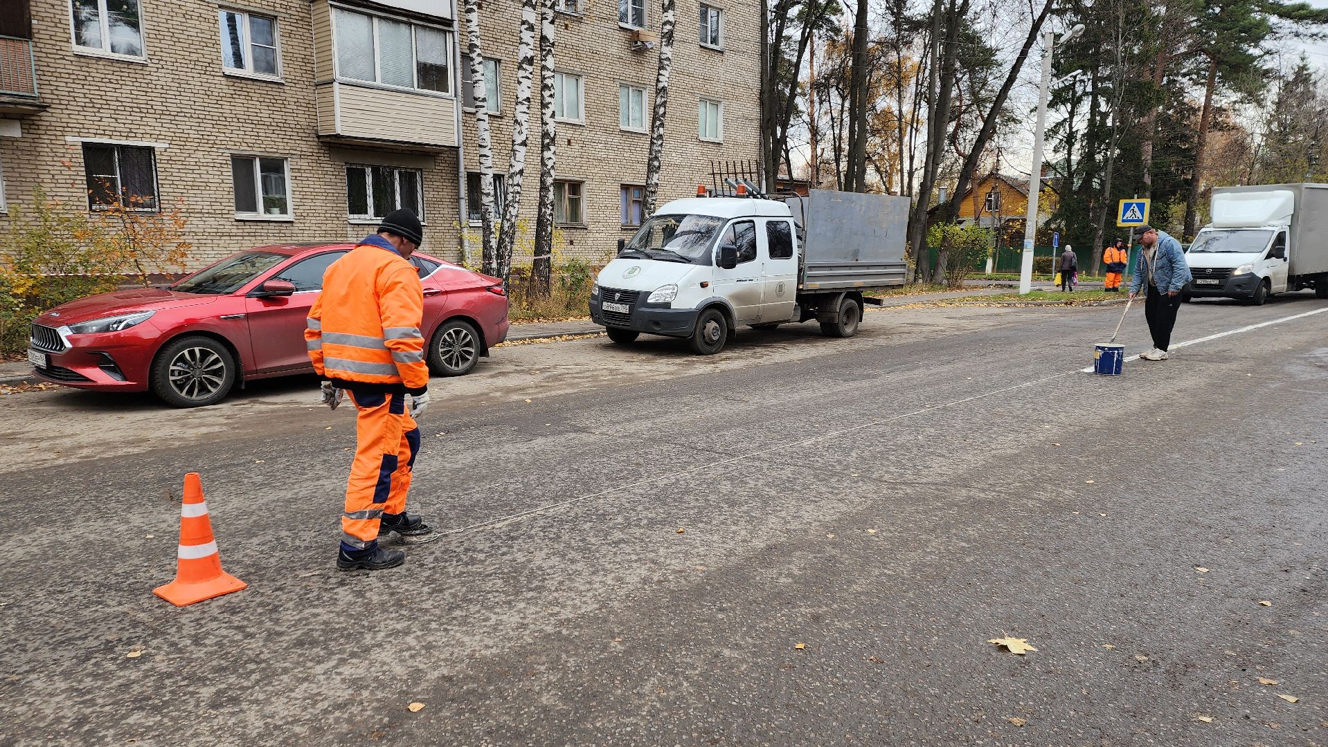 пушкино, дорожная разметка, безопасное движение, дорожное движение, пешеход,
