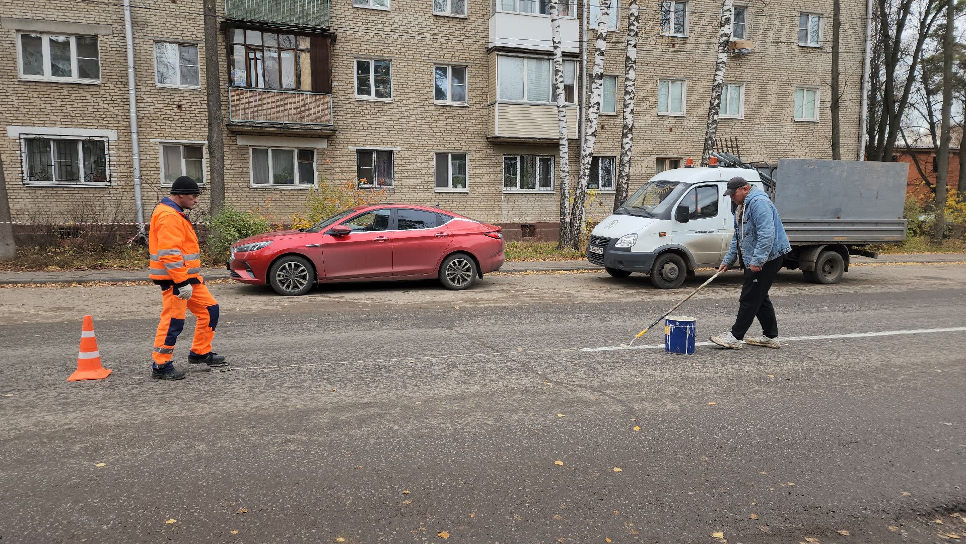 пушкино, дорожная разметка, безопасное движение, дорожное движение, пешеход,