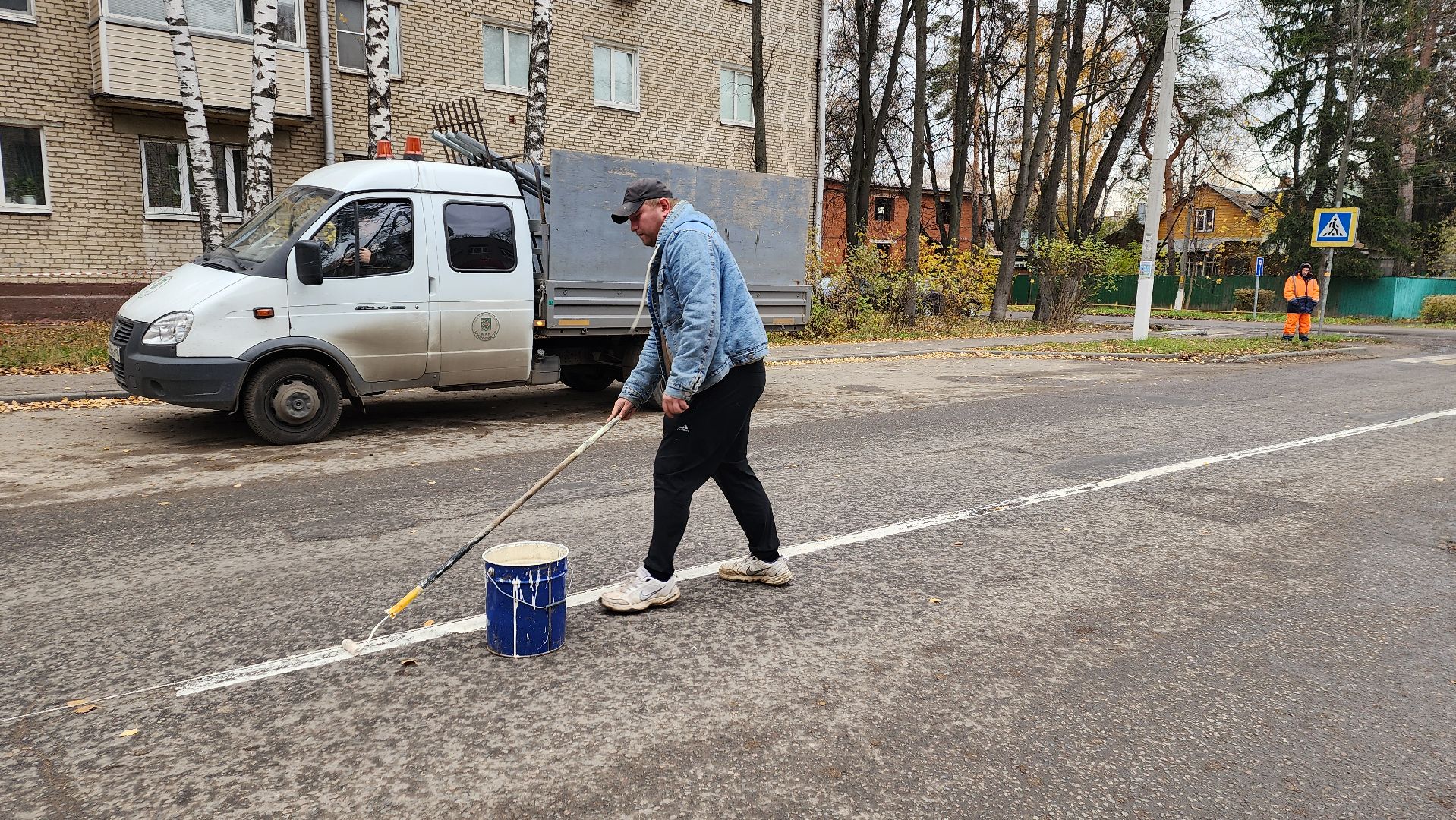 пушкино, дорожная разметка, безопасное движение, дорожное движение, пешеход,