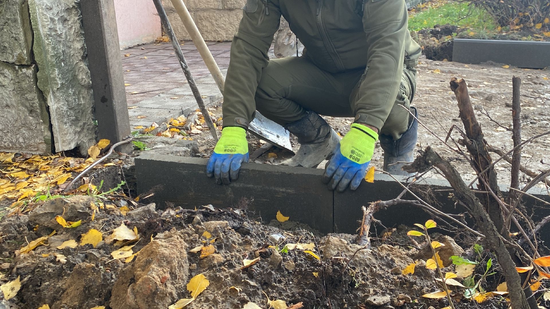 Тротуар, ремонт, Поликлиника, истра,