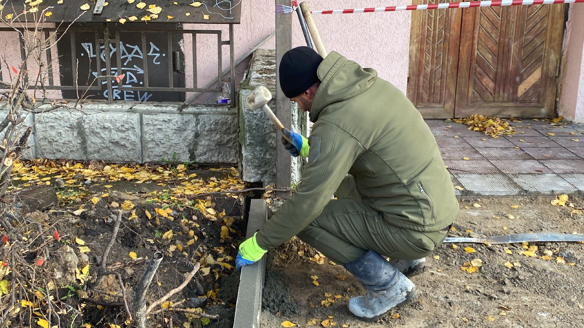 Тротуар, ремонт, Поликлиника, истра,