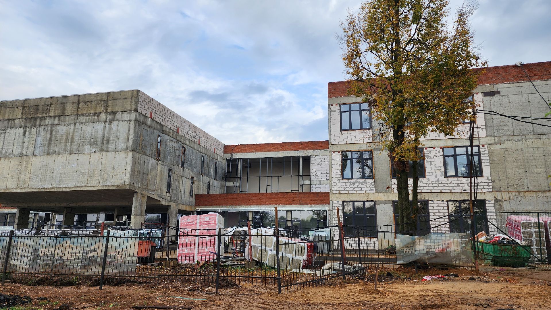 домодедедово, Строительство, школа, Барыбинская школа, Подмсковье, Образование, вертикалки,