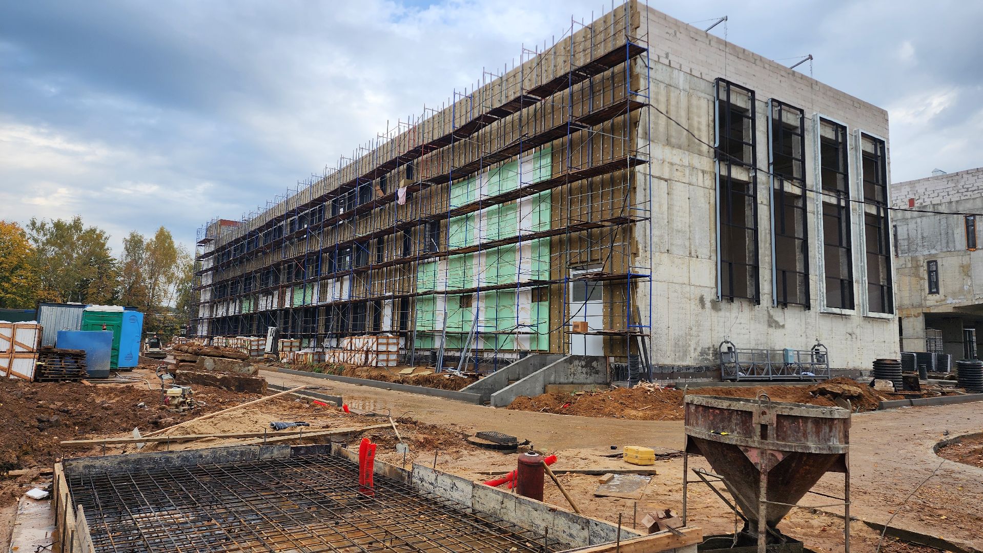 домодедедово, Строительство, школа, Барыбинская школа, Подмсковье, Образование, вертикалки,