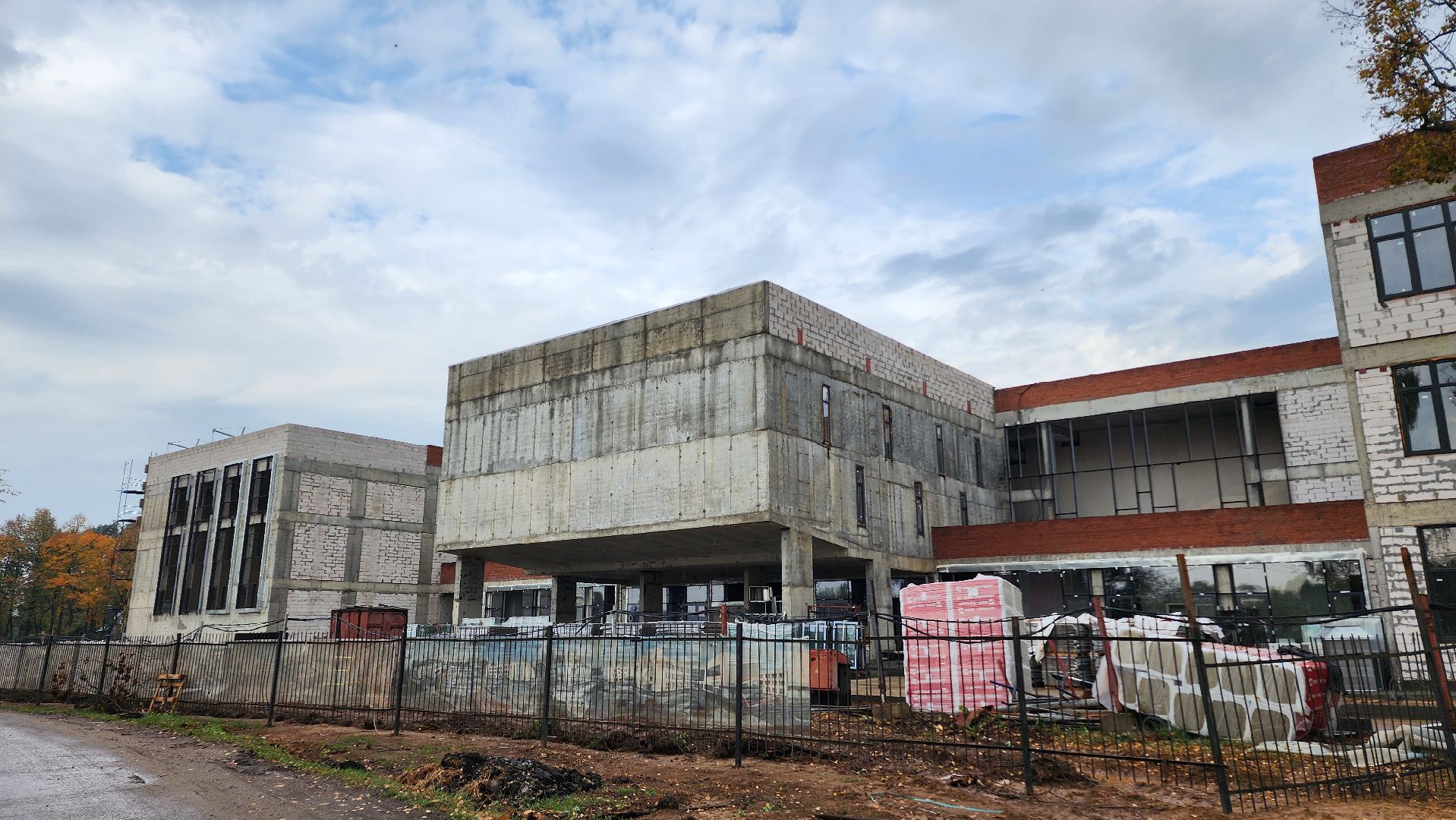 домодедедово, Строительство, школа, Барыбинская школа, Подмсковье, Образование, вертикалки,