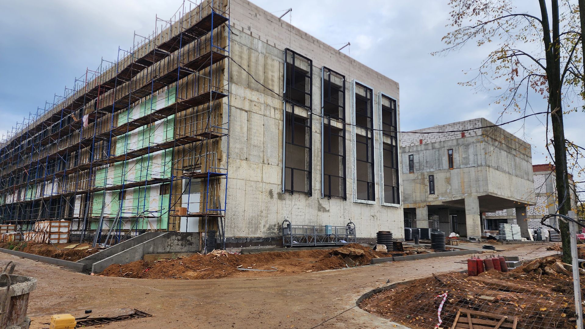 домодедедово, Строительство, школа, Барыбинская школа, Подмсковье, Образование, вертикалки,