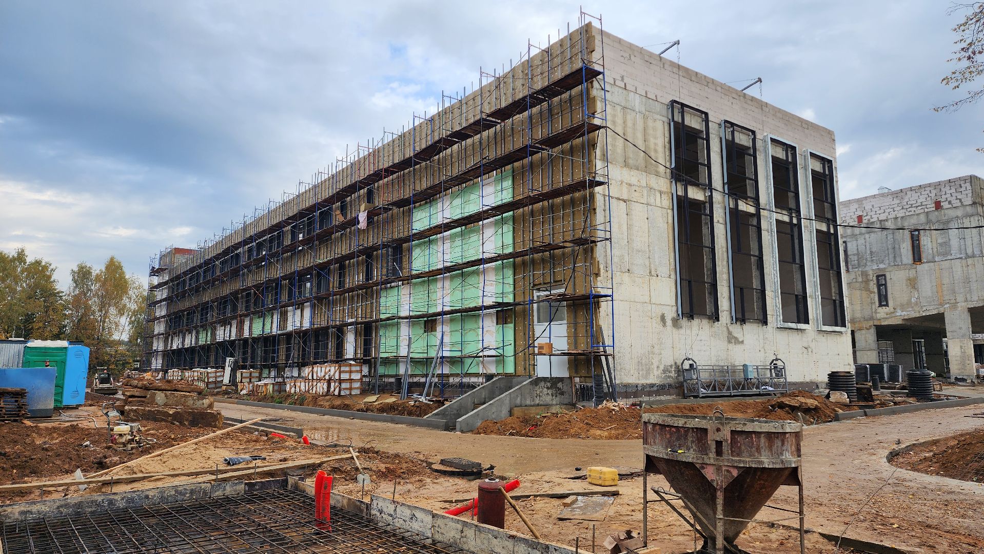 домодедедово, Строительство, школа, Барыбинская школа, Подмсковье, Образование, вертикалки,