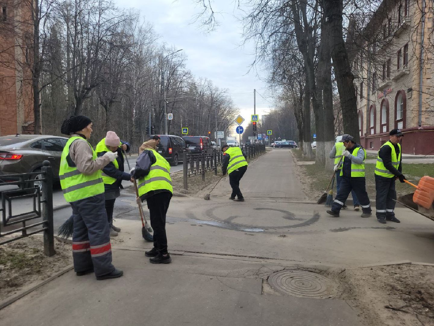 благоустройство, мойка, лавочки, скамейки, уборки