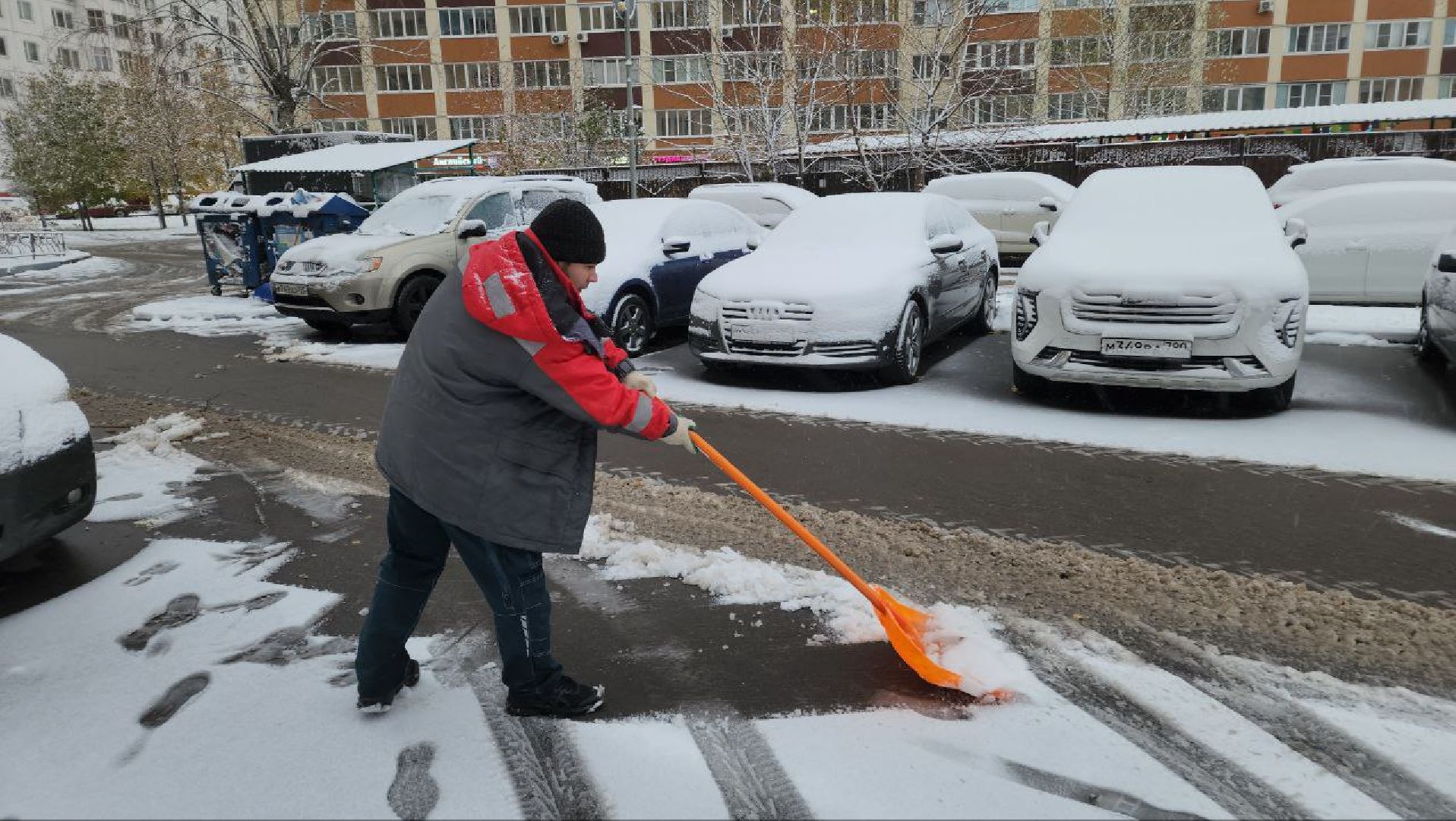 Реутов, ЖКХ, снегопад, уборка снега, дворники, вертикалки