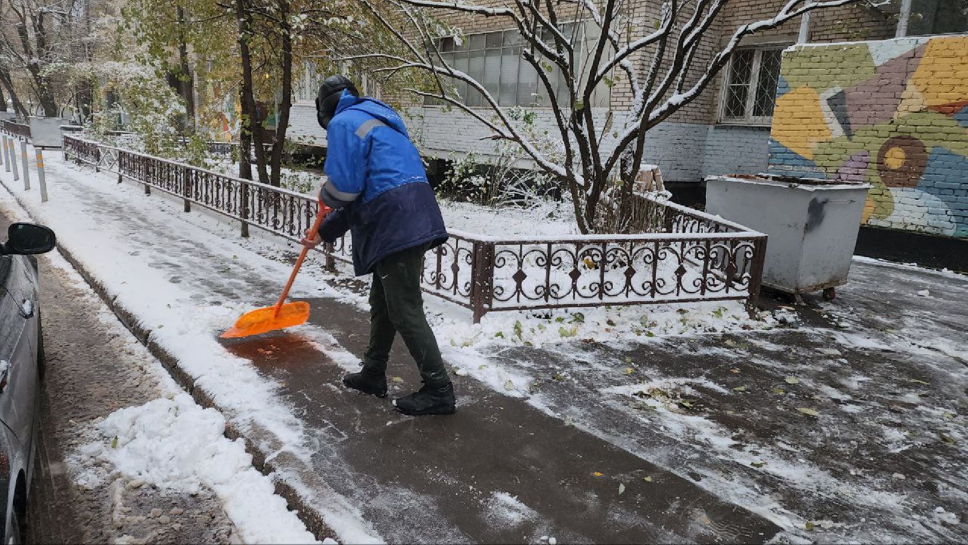 Реутов, ЖКХ, снегопад, уборка снега, дворники, вертикалки