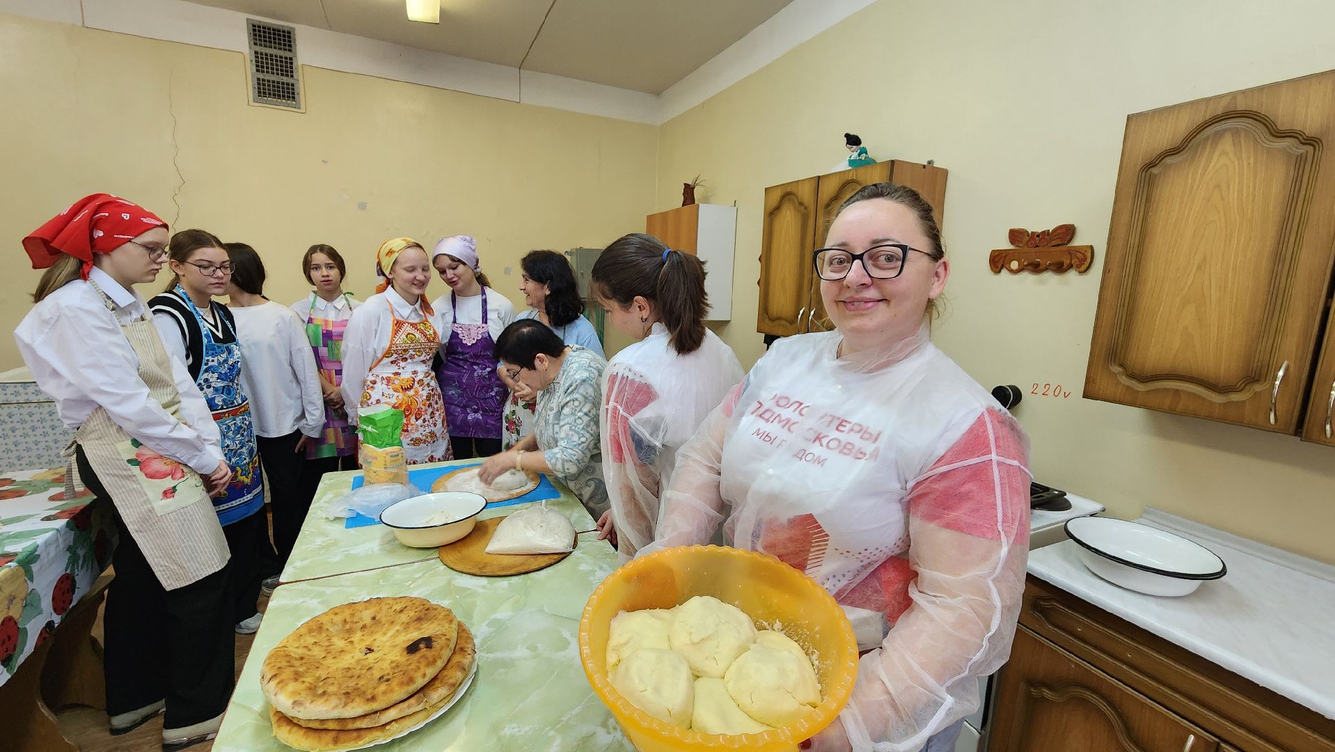 протвино, осетинские пироги, день народного единства, гимназия протвино, кулинарный мастер-класс,