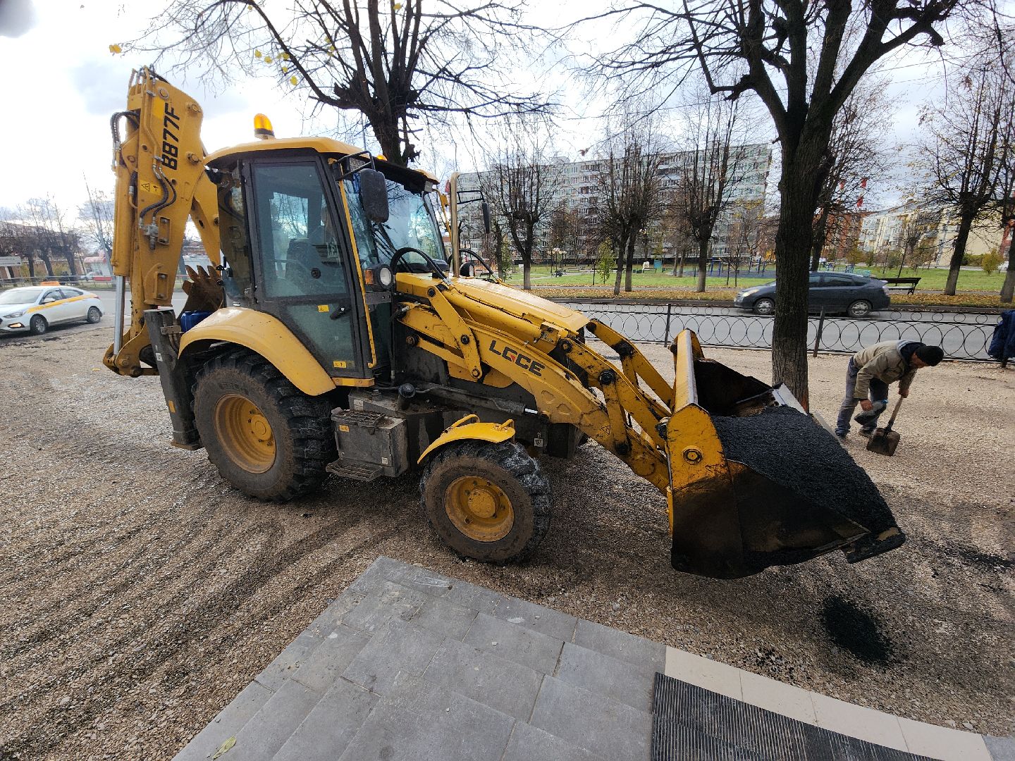 серпухов, подмосковье, благоустройство, укладка асфальта, проезд Мишина, вертикалки,