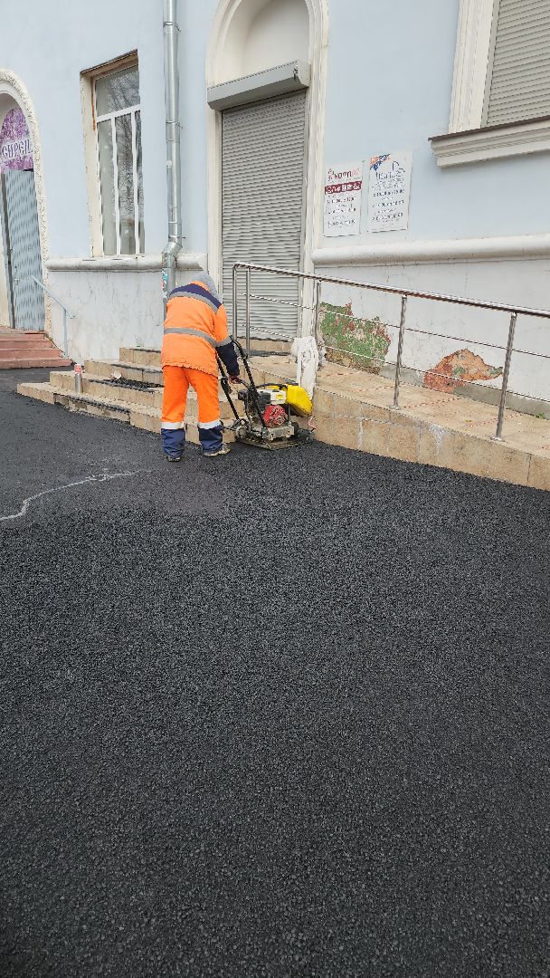 серпухов, подмосковье, благоустройство, укладка асфальта, проезд Мишина, вертикалки,