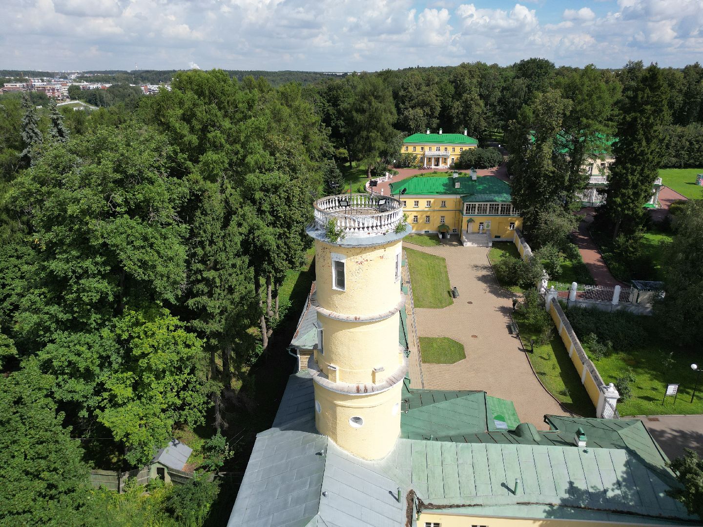 подольск, горки ленинские, музей, видео с коптера,
