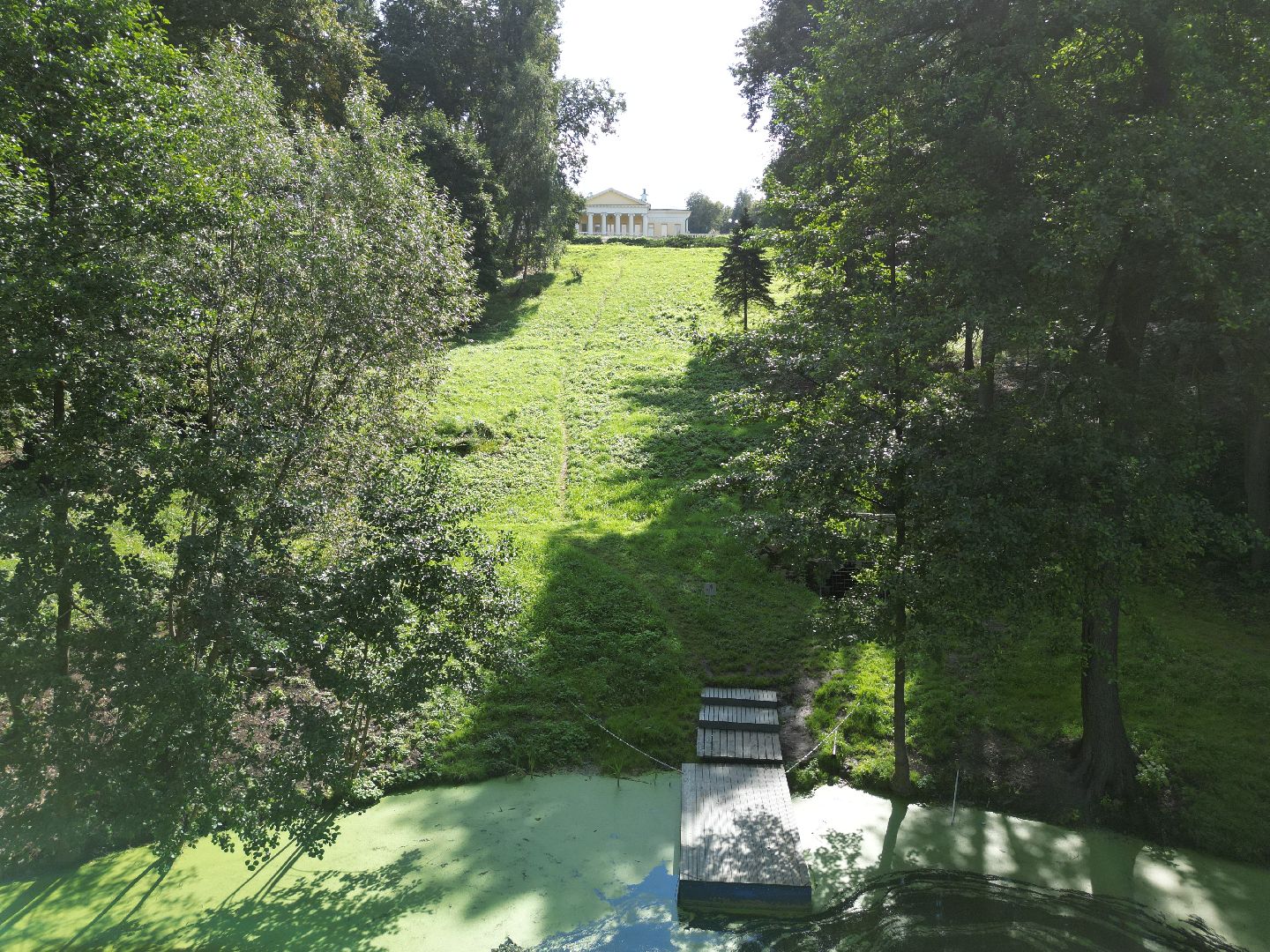 подольск, горки ленинские, музей, видео с коптера,