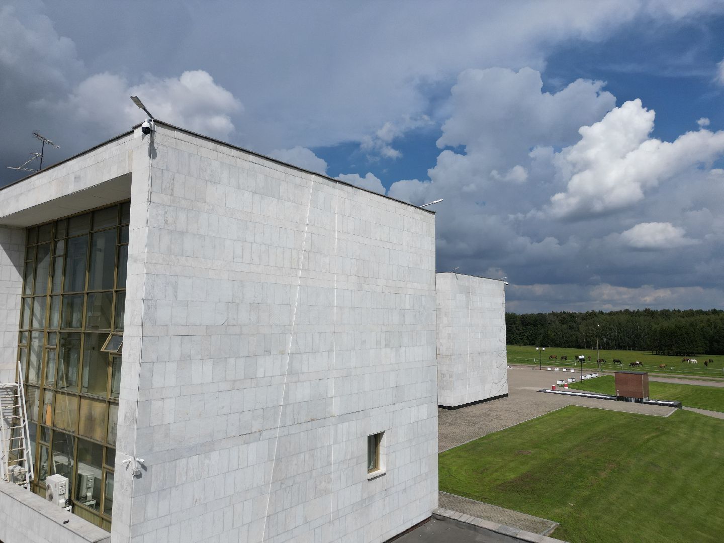 подольск, горки ленинские, музей, видео с коптера,