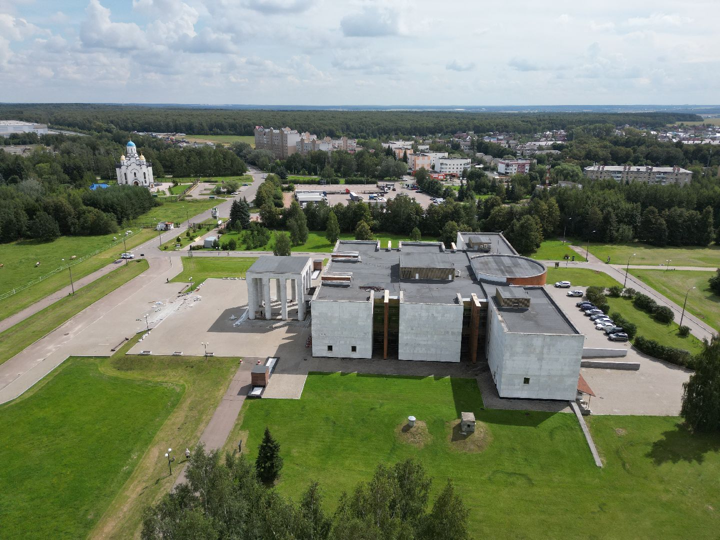 подольск, горки ленинские, музей, видео с коптера,