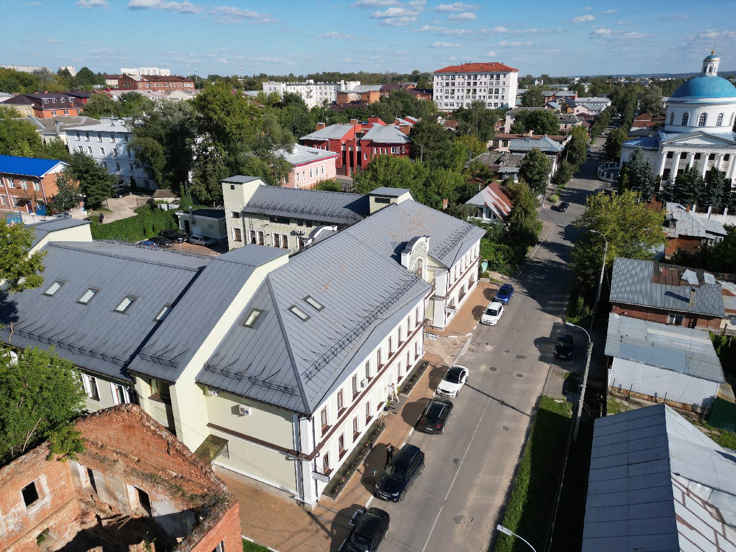 серпухов, музей хлеба, видео с коптера,