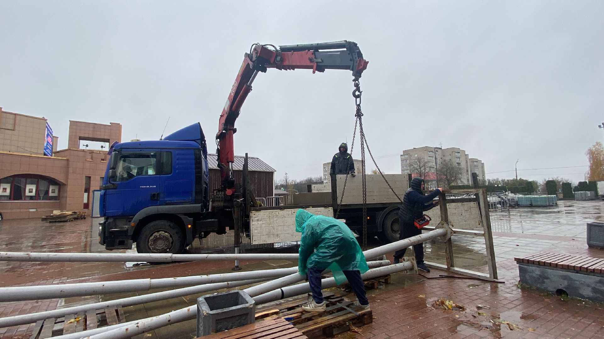 Каток, строительство, истра,