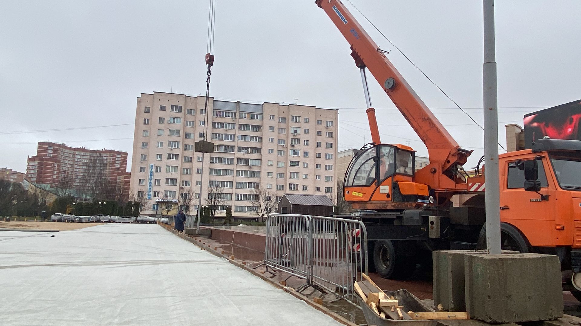 Каток, строительство, истра,