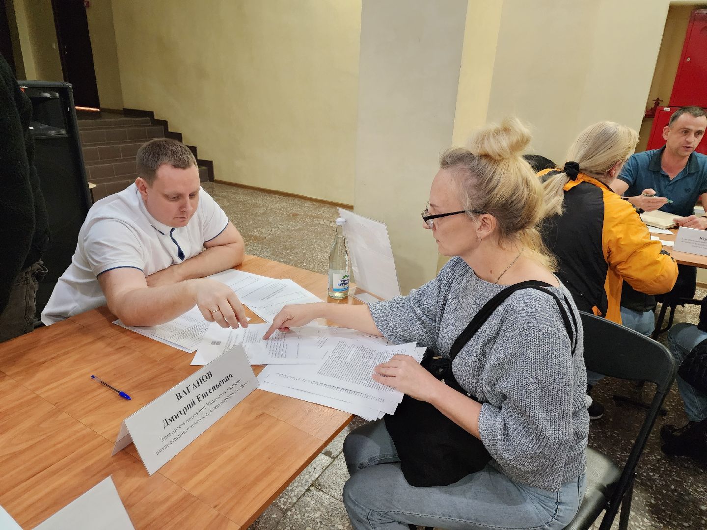 Чехов, село Дубна, выездная администрация, встреча с жителями, обращения граждан, обустройство дороги, освещение, проезд, глава округа михаил собакин,