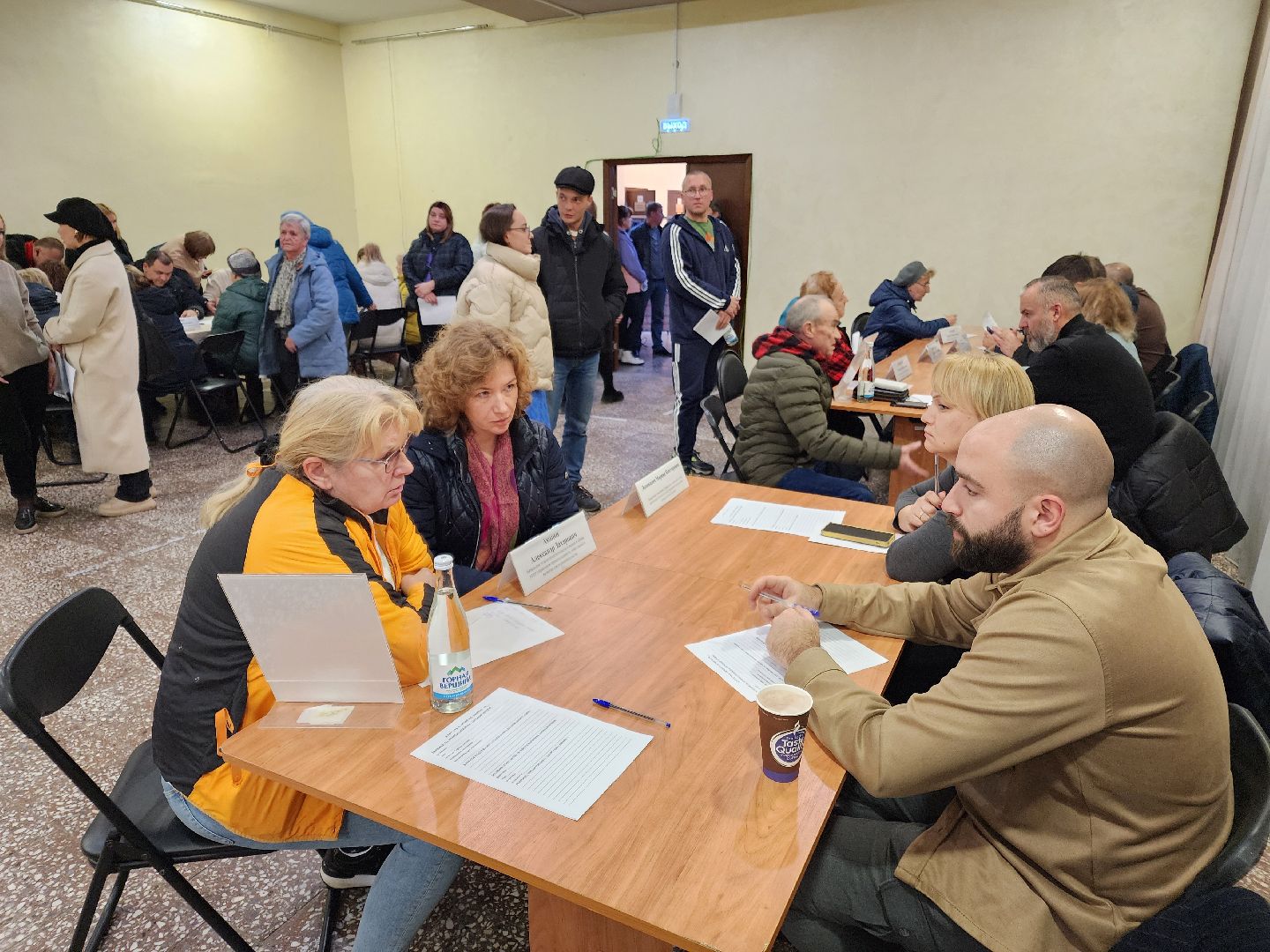 Чехов, село Дубна, выездная администрация, встреча с жителями, обращения граждан, обустройство дороги, освещение, проезд, глава округа михаил собакин,