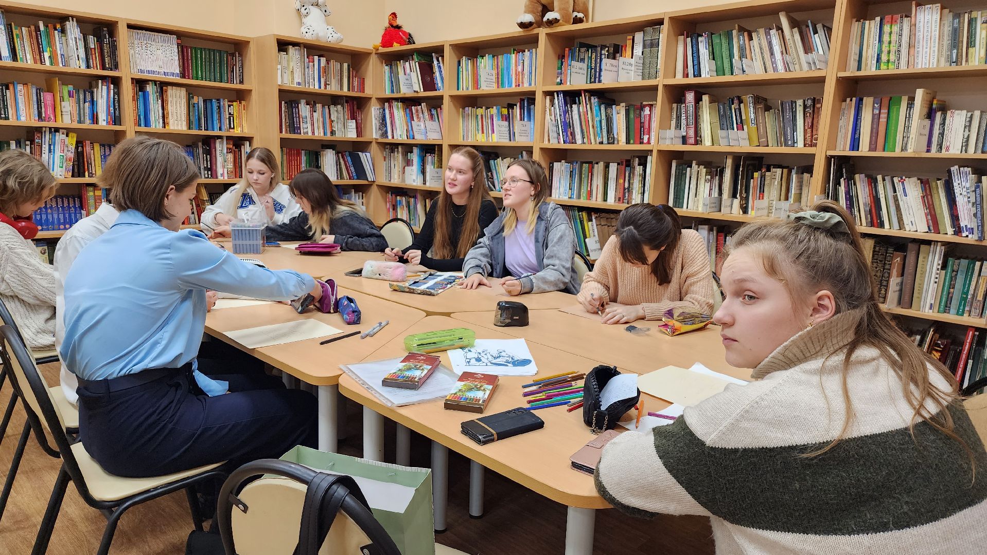 библиотека, мастер класс, культура, рисование,