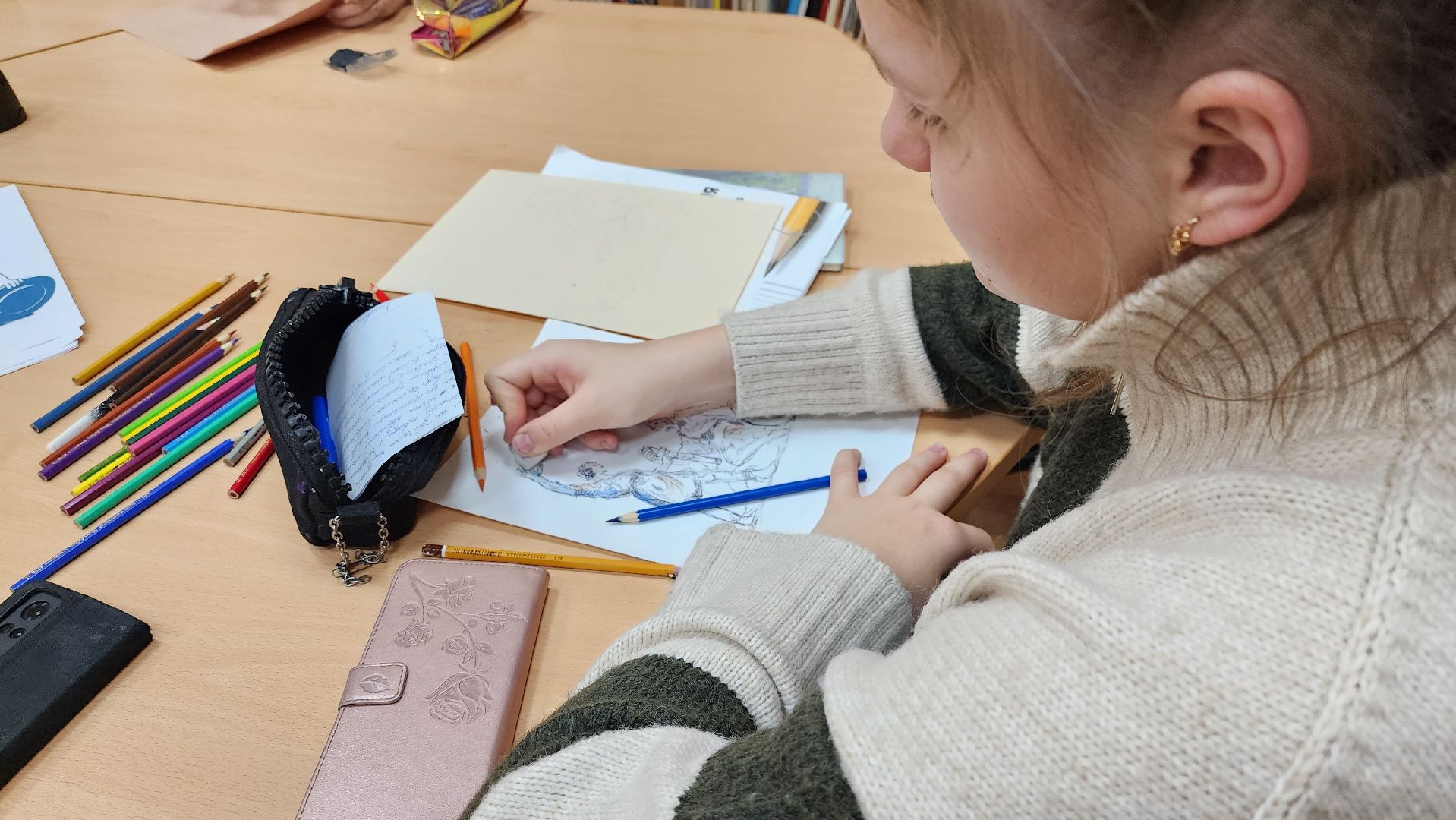 библиотека, мастер класс, культура, рисование,