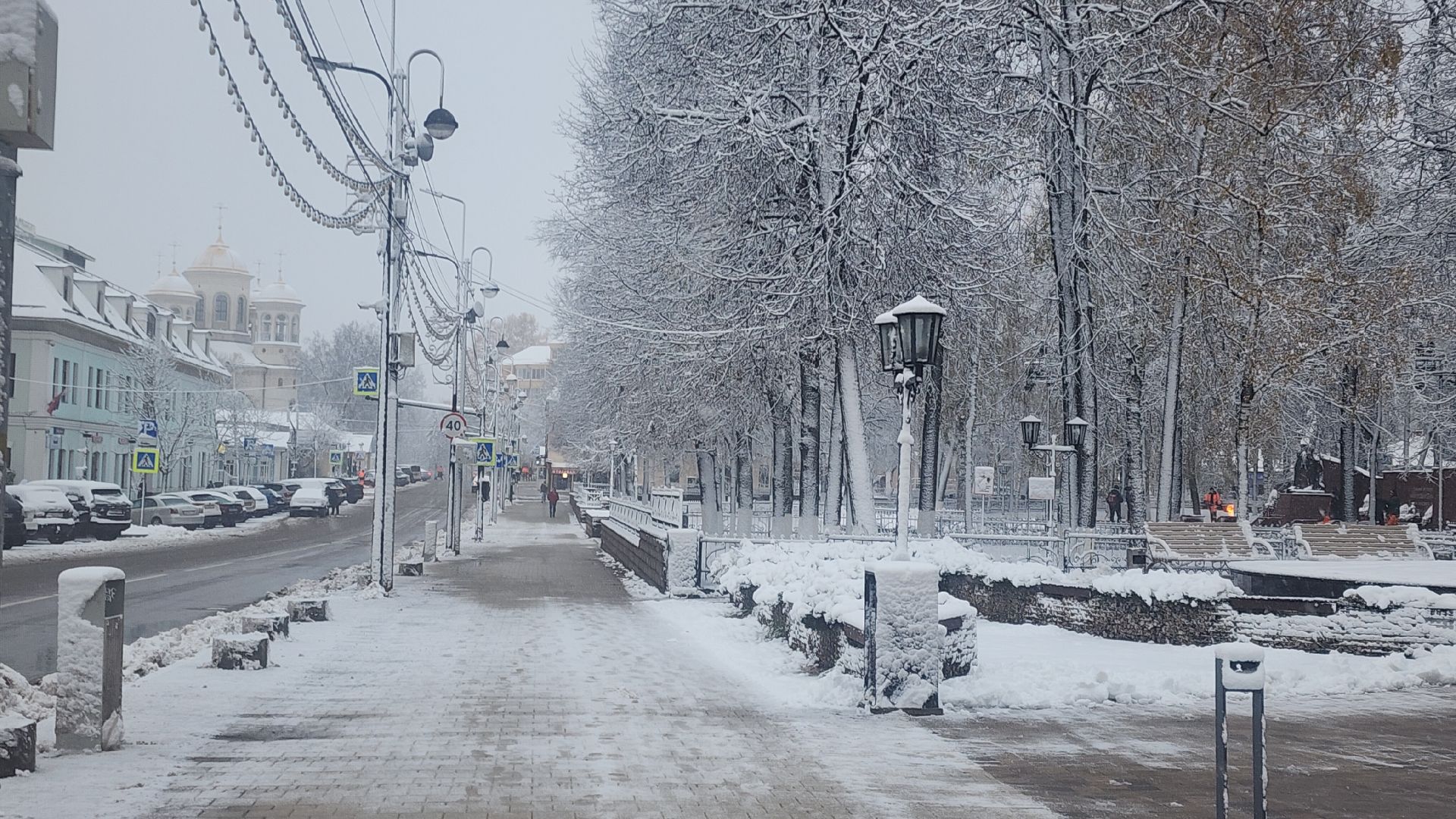 Звенигород, уборка городских территорий, жкх,Вертикалка, вертикальное видео, Снег, Уборка снега, Первый снег, Коммунальщики,