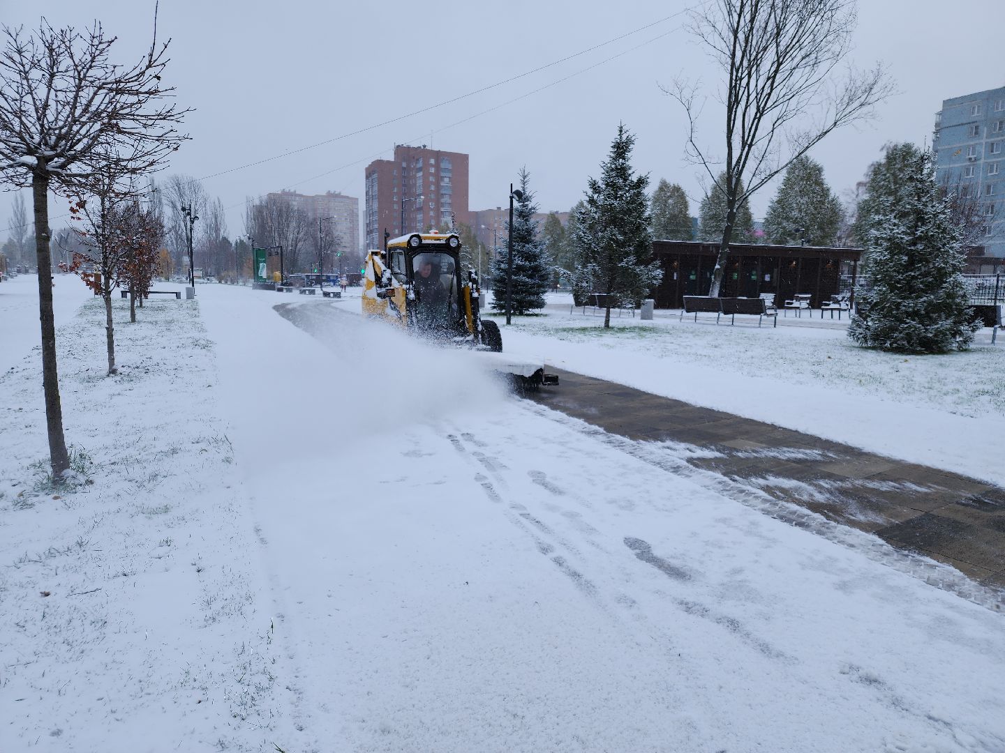 уборка снега, орехово зуево, вертикалки