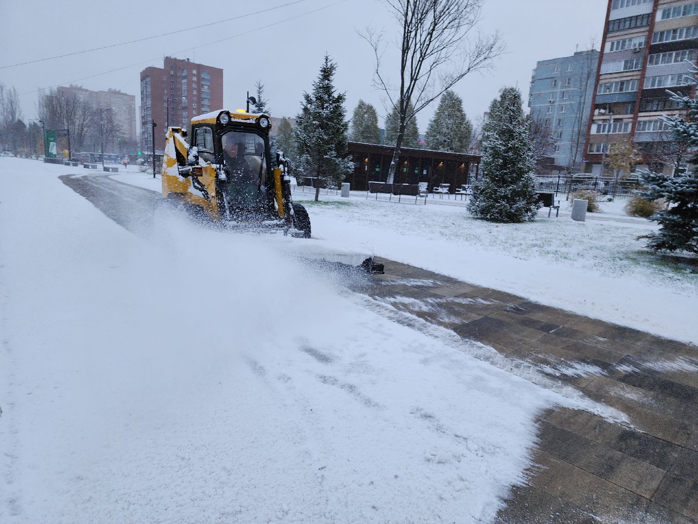 уборка снега, орехово зуево, вертикалки