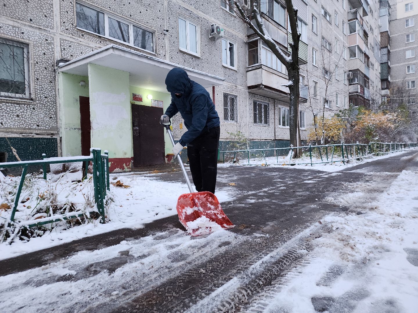 уборка снега, орехово зуево, вертикалки