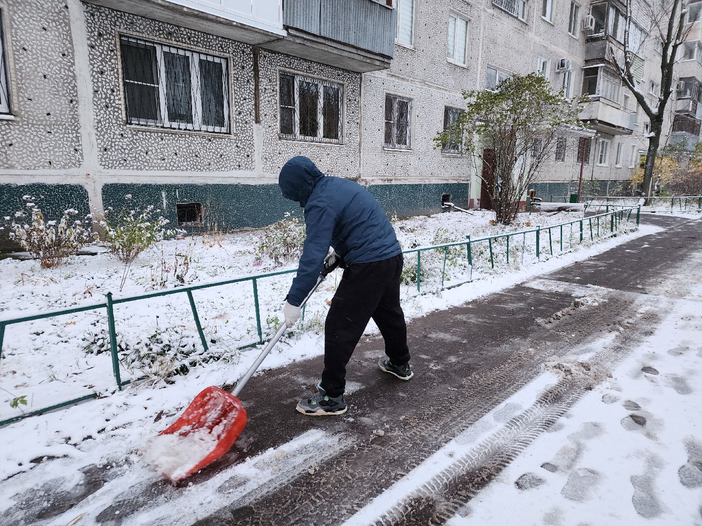 уборка снега, орехово зуево, вертикалки