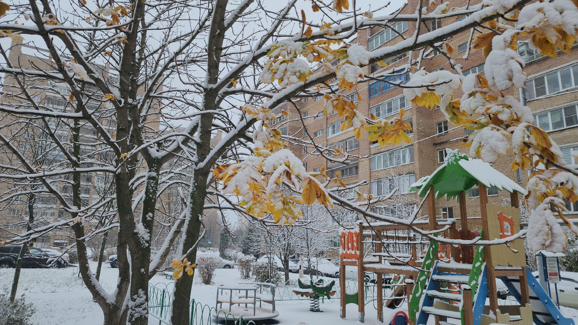 ступино, первый снег, уборка первого снега, вертикалка,