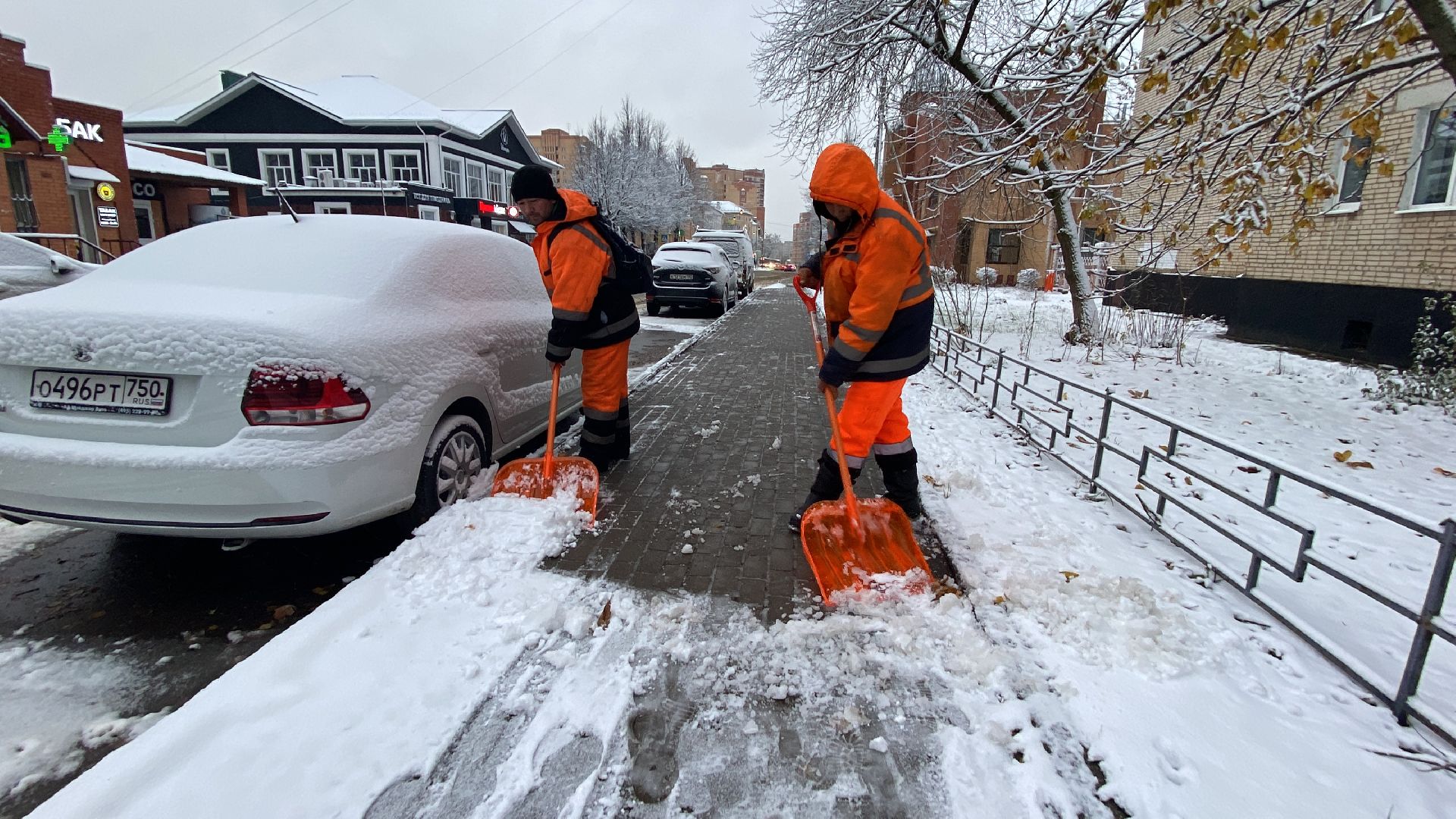 Снег, Уборка, Первый снег,