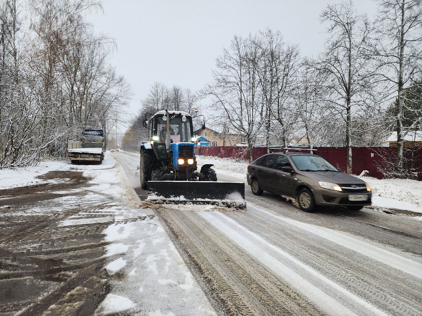 красноармейск, городской округ пушкинский, первый снег, уборка снега, вертикалки