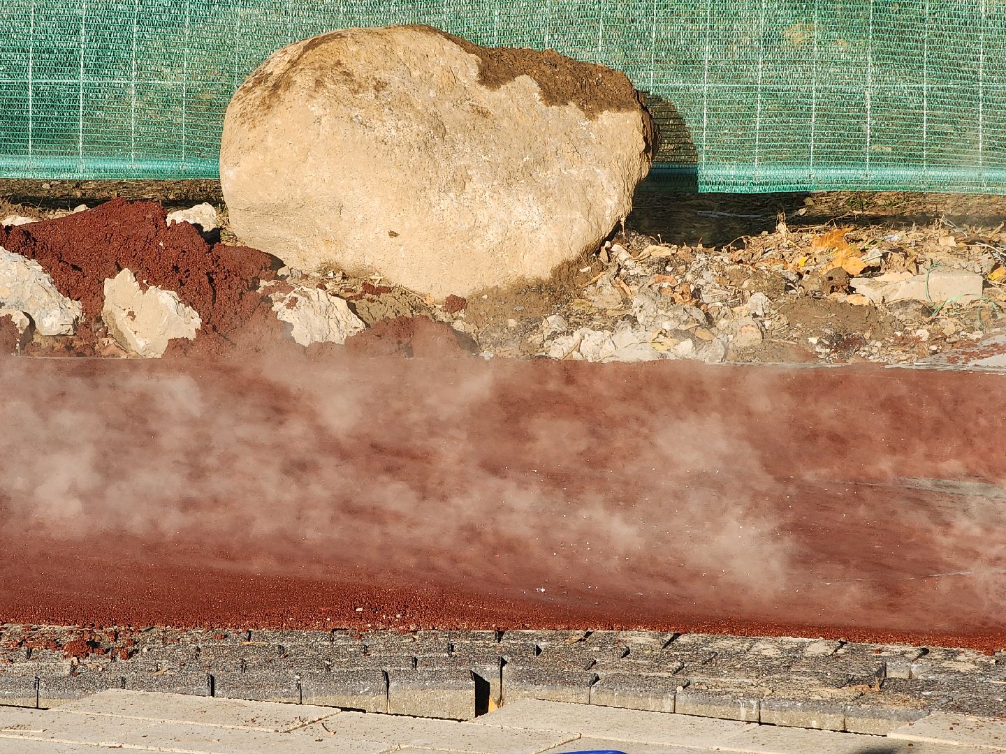 Дубна, укладка асфальта, Цветной асфальт, Благоустройство, вертикалка,