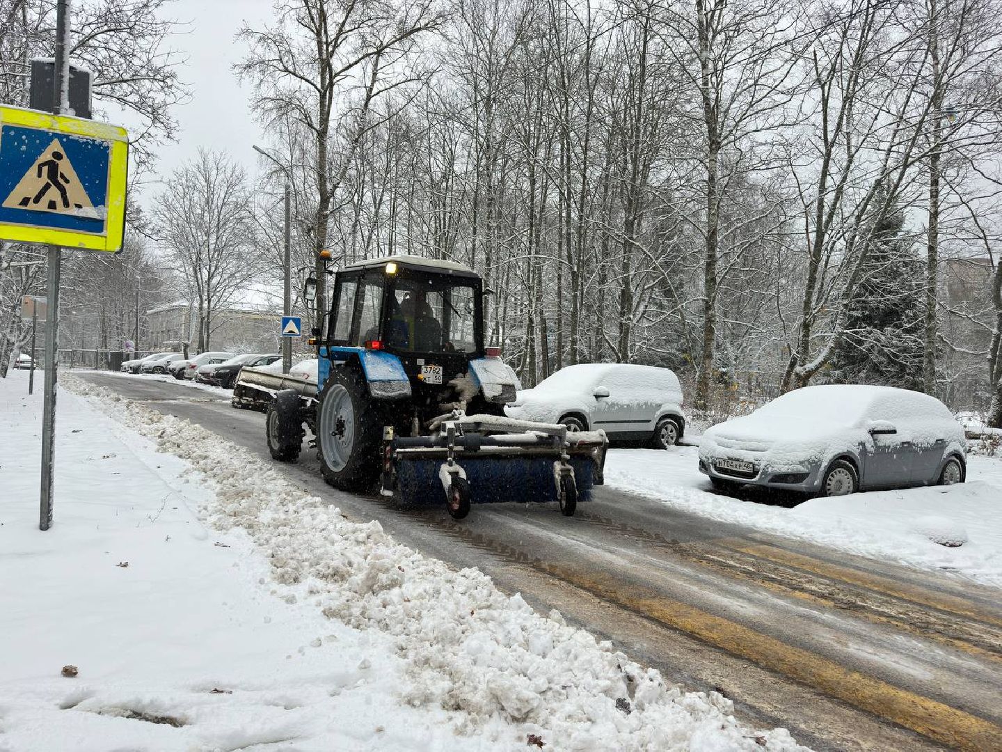 первый снег, коммунальщики, городской округ восход, вертикалки,