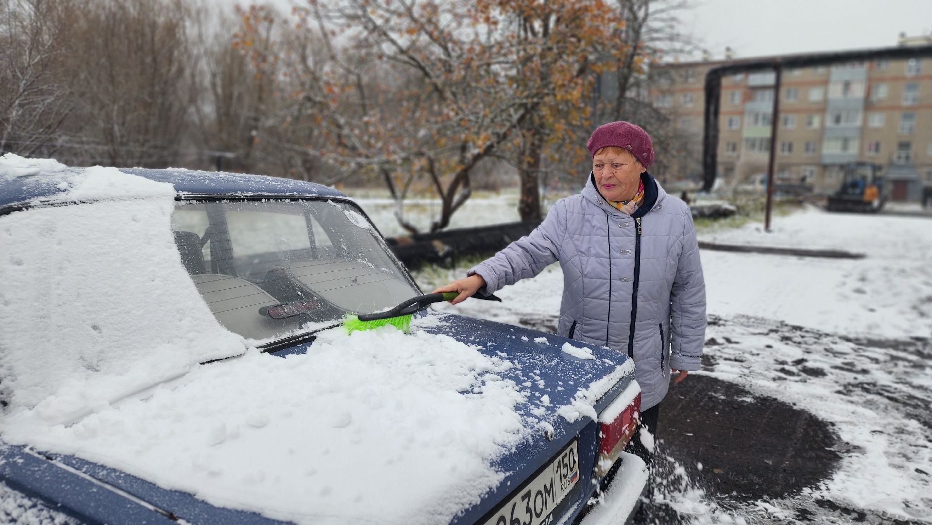 Снегопад, Рошаль, городской округ Шатура, уборка дворов, расчистка снега, вертикалкаЖКХ, коммунальная служба, коммунальная техника,