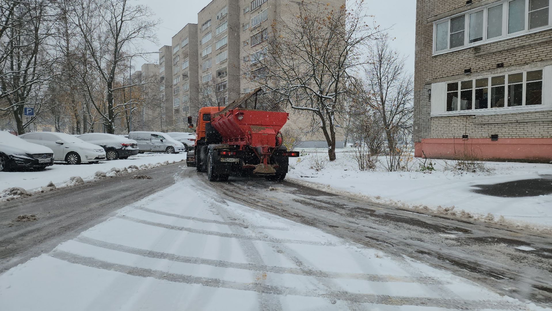 Черноголовка, Снегопад, уборка снега и наледи,ЖКХ, коммунальные службы, комунальная техника,