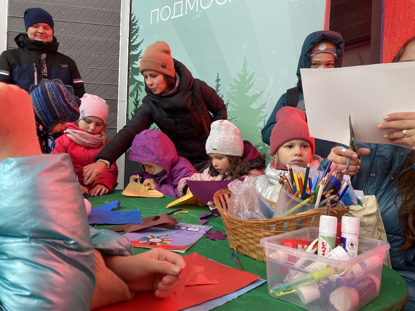 Домодедово, Подмосковье, Россия, день народно единства, Мы вместе, Мы едины, Парк Елочки,