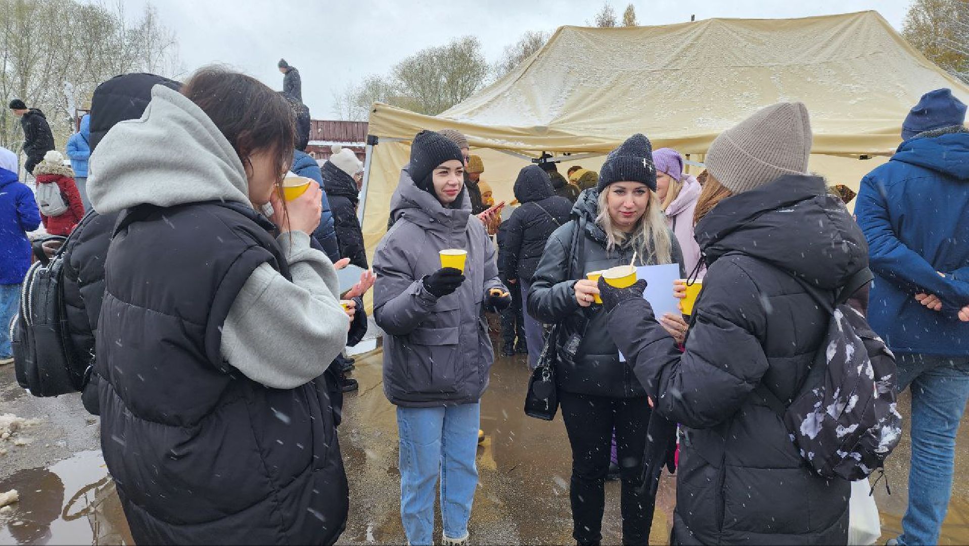 Реутов, день народно единства, Праздник в парке, вертикалки, Чаепитие, Чай из самовара, Баранки,