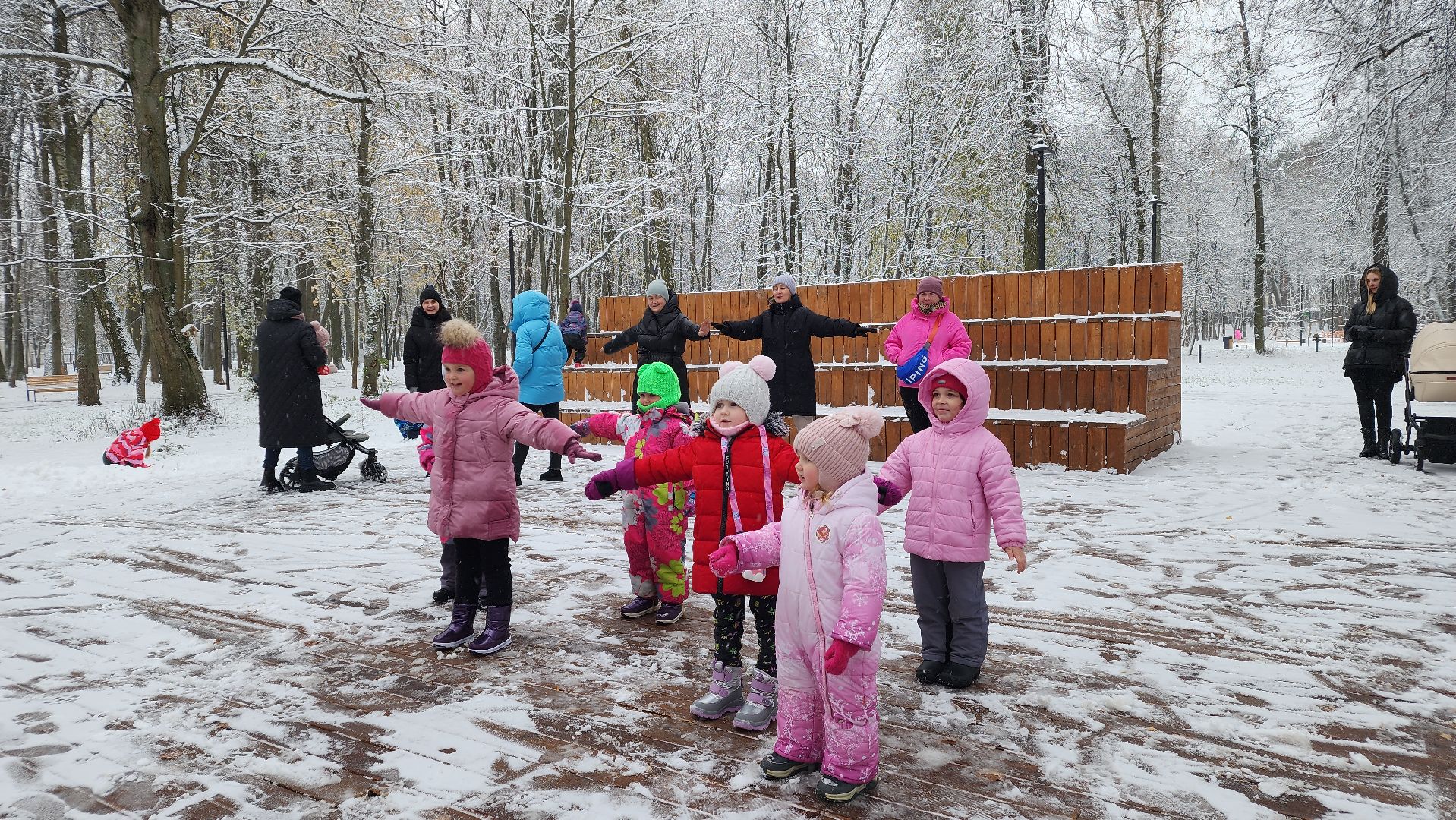 праздник, День народного единства, парк, дети, Лосино-Петровский, вертикалки,