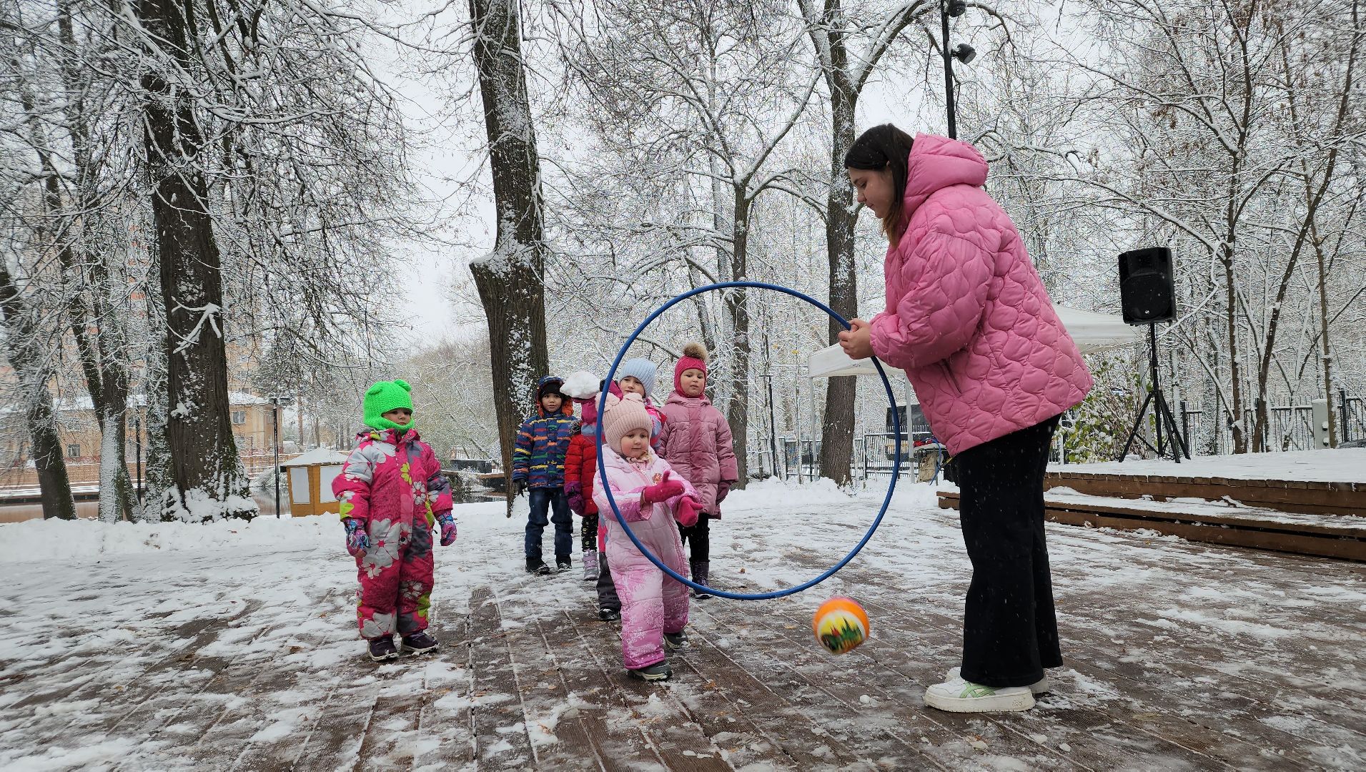 праздник, День народного единства, парк, дети, Лосино-Петровский, вертикалки,