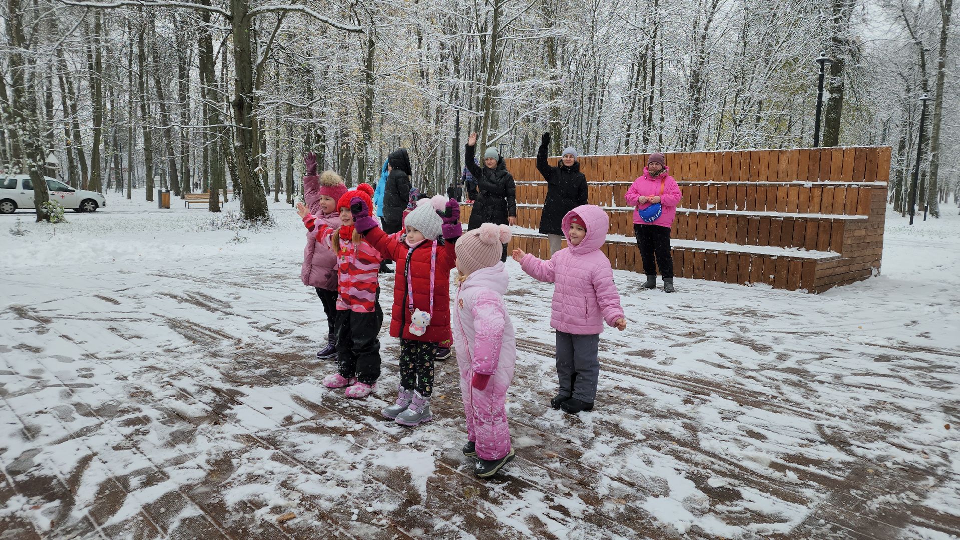 праздник, День народного единства, парк, дети, Лосино-Петровский, вертикалки,