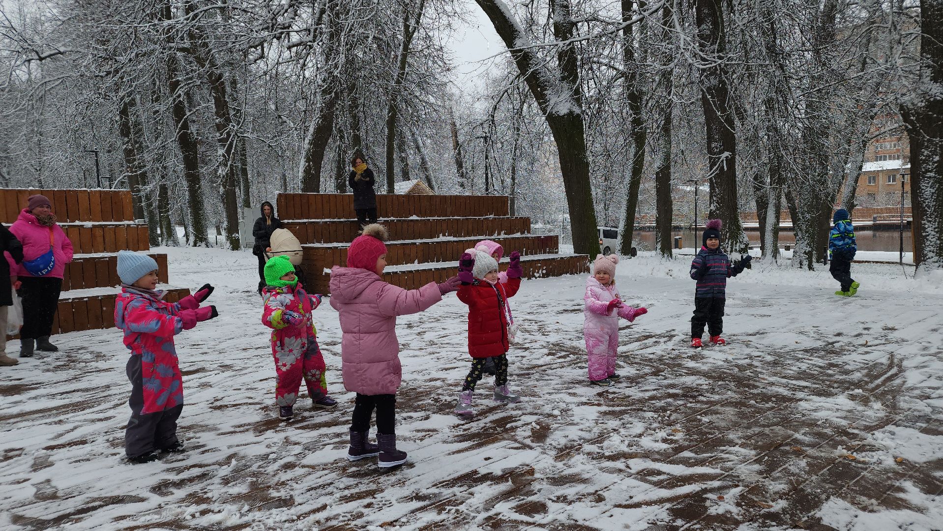 праздник, День народного единства, парк, дети, Лосино-Петровский, вертикалки,