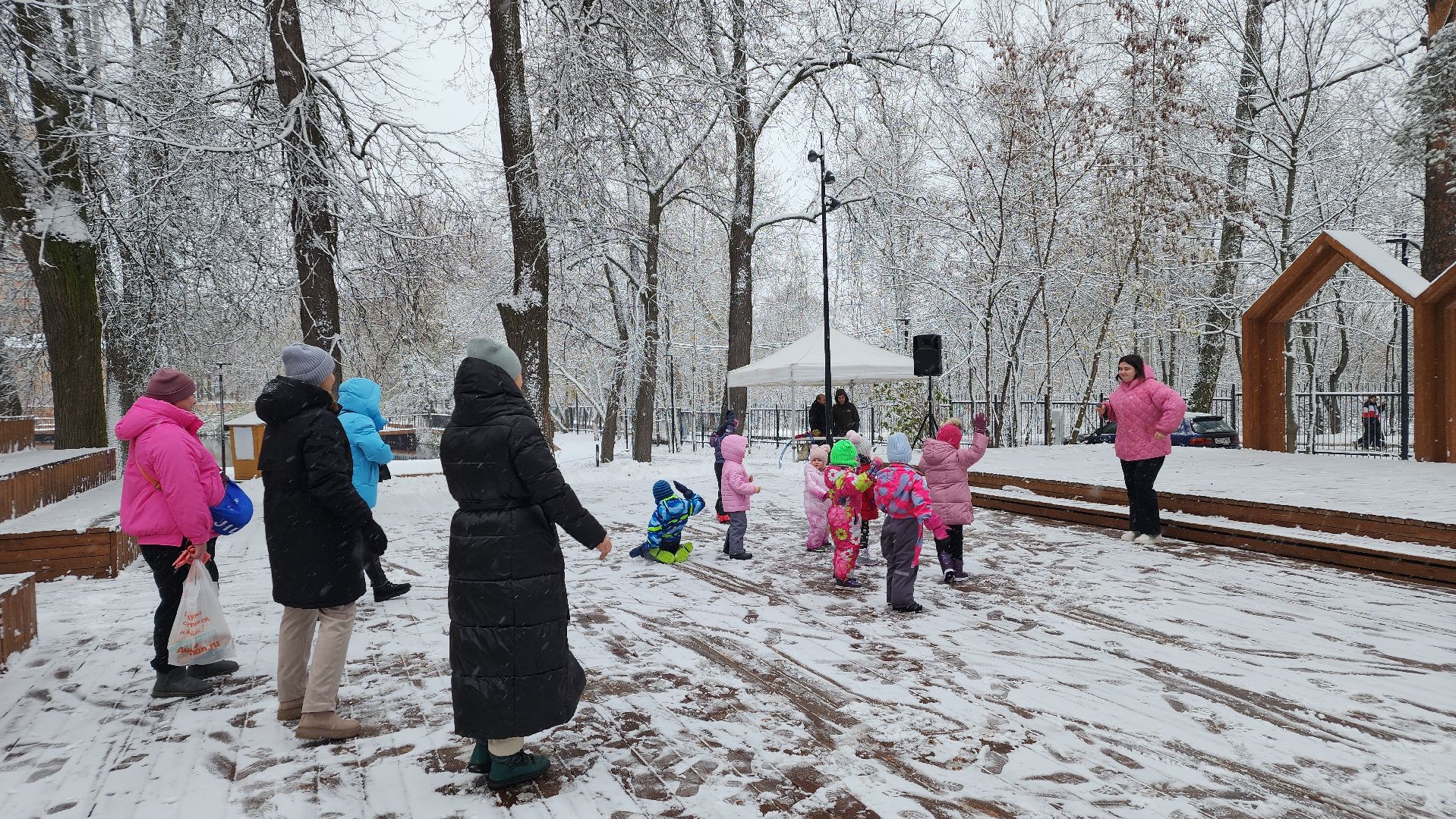 праздник, День народного единства, парк, дети, Лосино-Петровский, вертикалки,