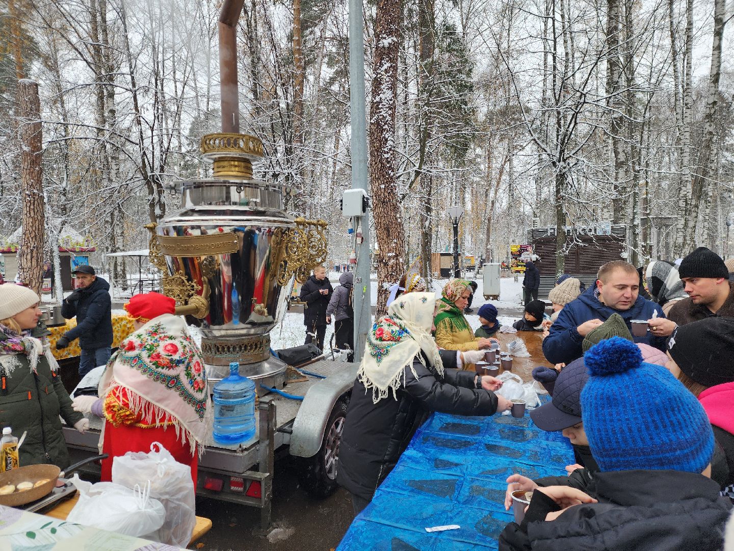 ногинск, жители, общество, центральный парк, праздний, самовар, день народного единства, чай, вертикалки
