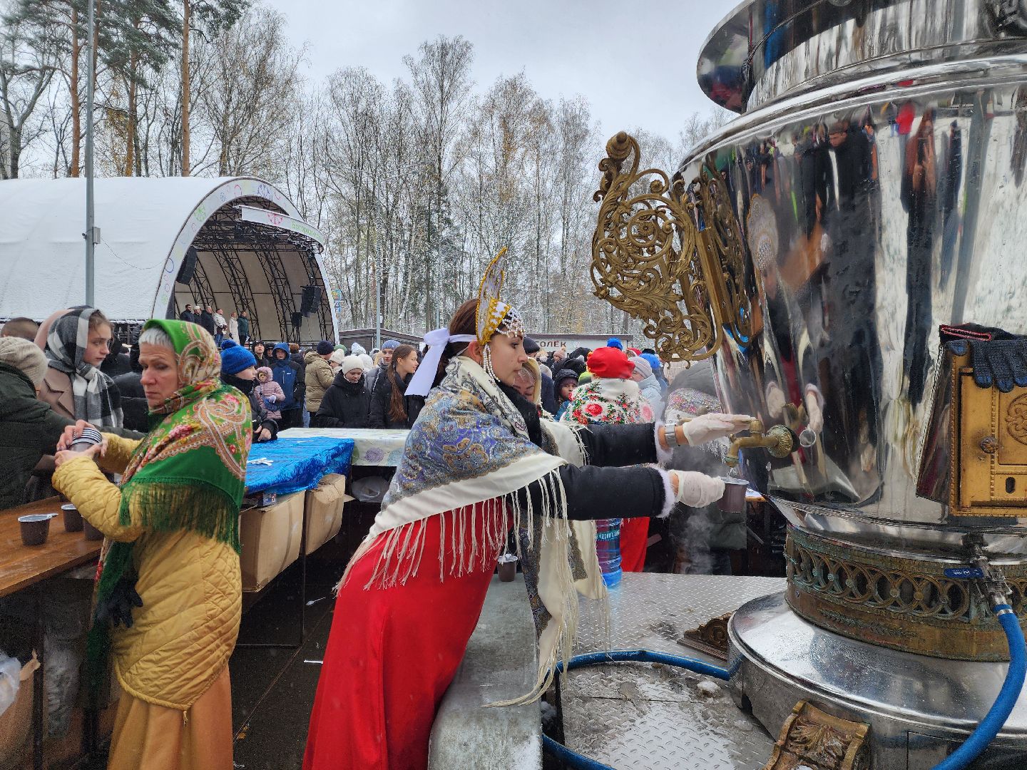 ногинск, жители, общество, центральный парк, праздний, самовар, день народного единства, чай, вертикалки